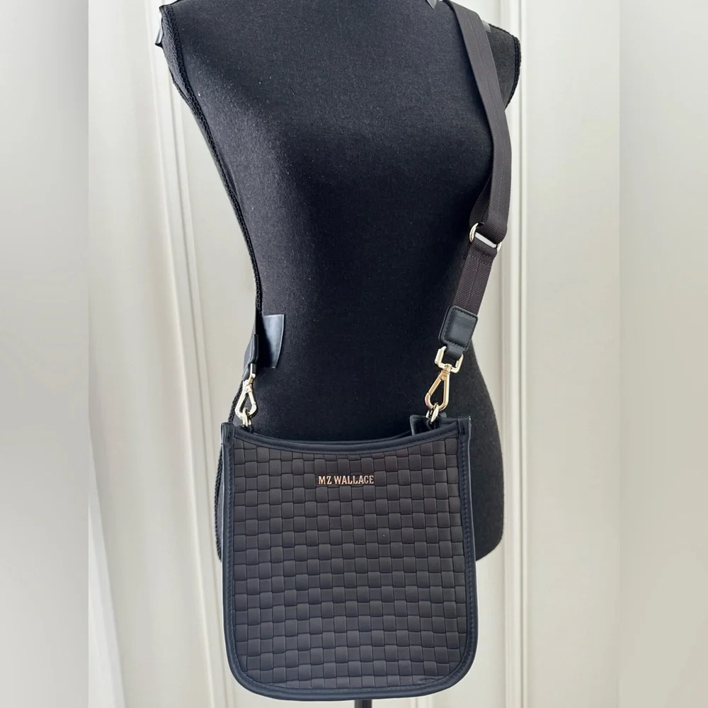 MZ WALLACE NEW MAGNET WOVEN BOX CROSSBODY BAG - Picture 15 of 15